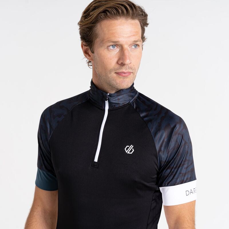 Stay the Course III Maillot manches courtes demi-zip pour homme