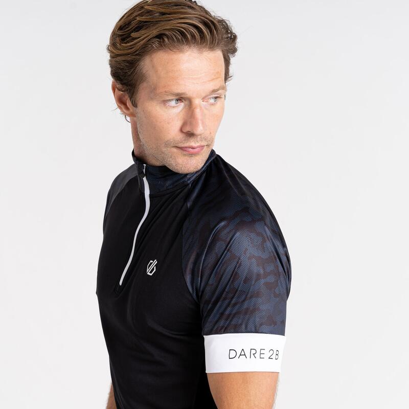 Stay the Course III Maillot manches courtes demi-zip pour homme