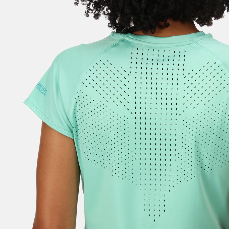Luaza T-shirt Fitness pour femme - Vert