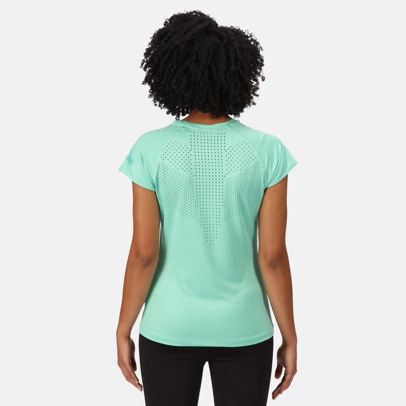 Luaza Fitness-T-shirt voor dames - Groen