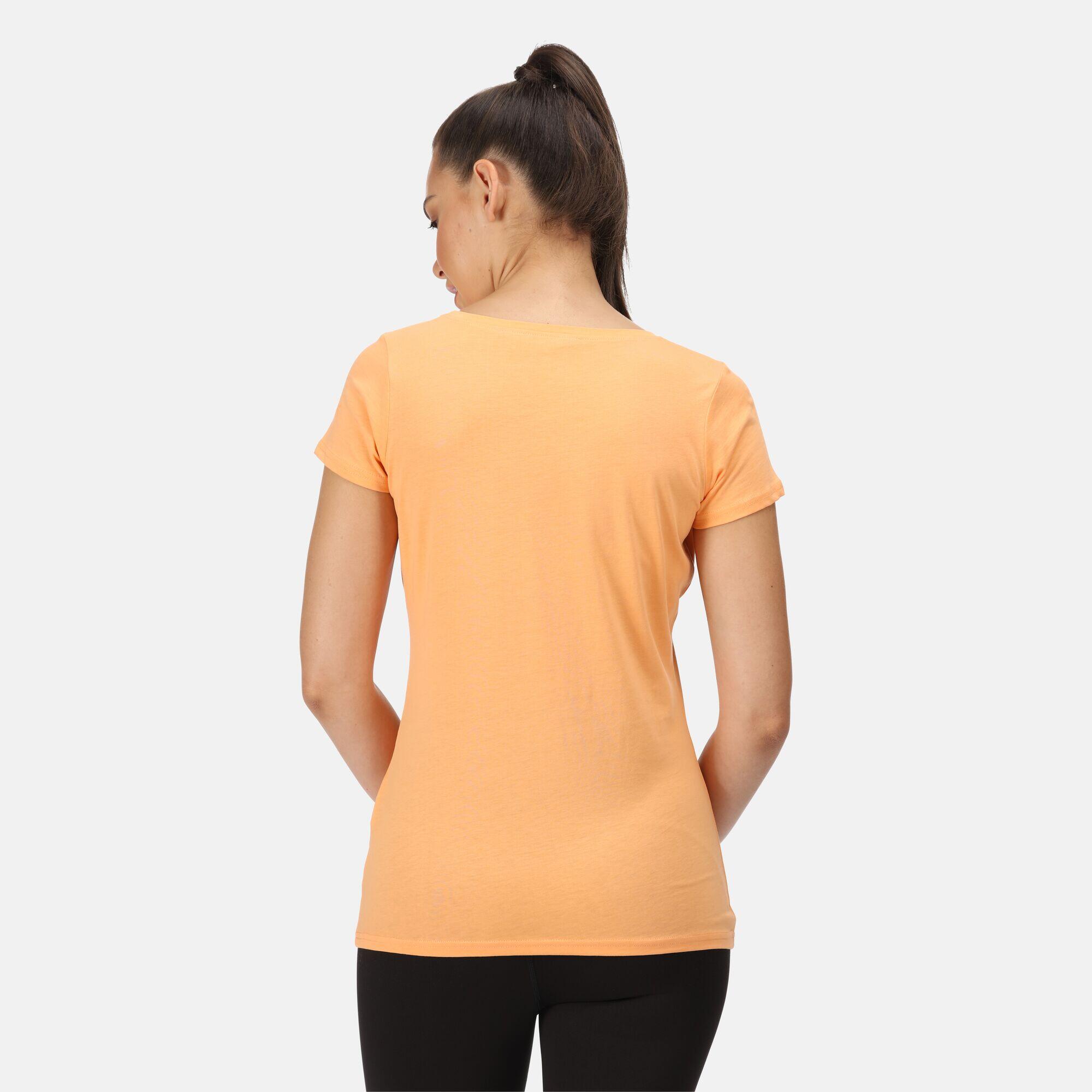 Breezed II Women's Walking T-Shirt - Papaya Orange 2/5