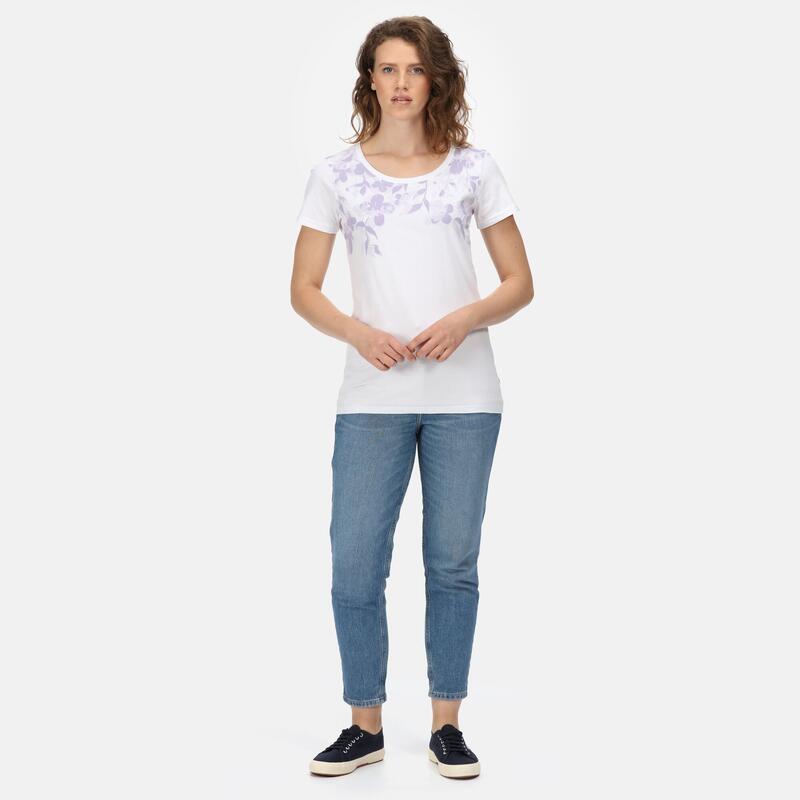 Filandra VI T-shirt Fitness à manches courtes pour femme - Blanc