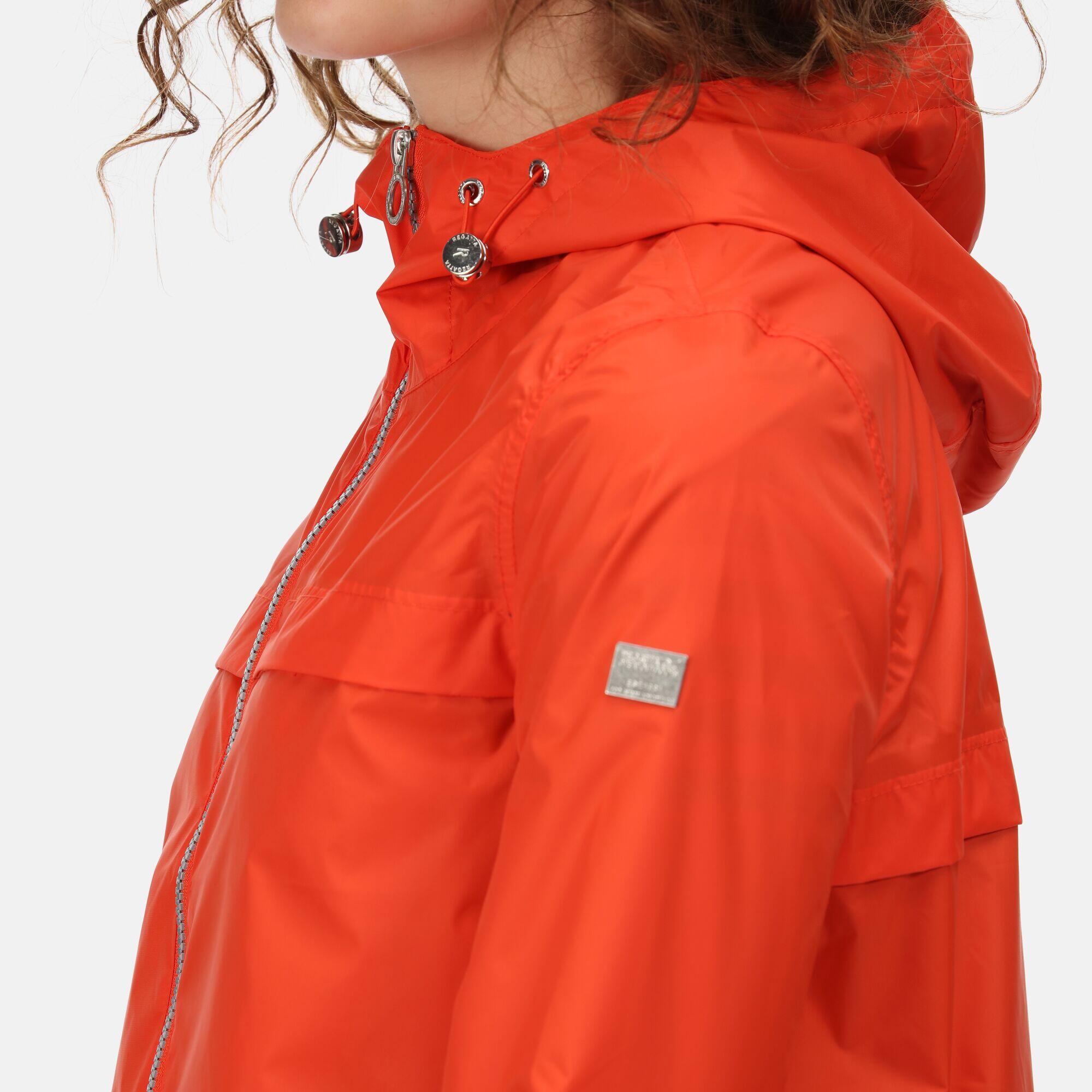 Lalita Women's Walking Jacket - Orange Crayon 4/5