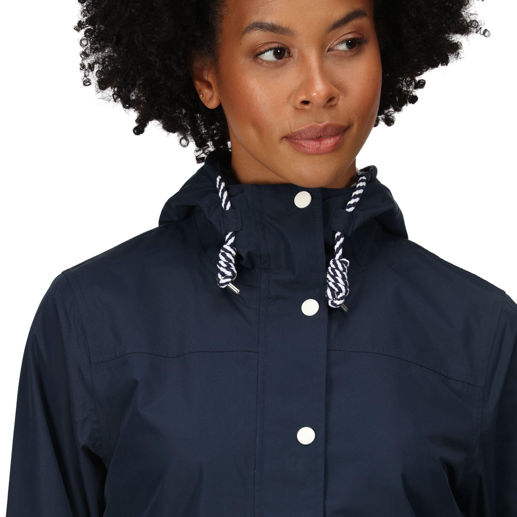 Bayarma Women's Walking Cotton Jacket - Navy 4/6