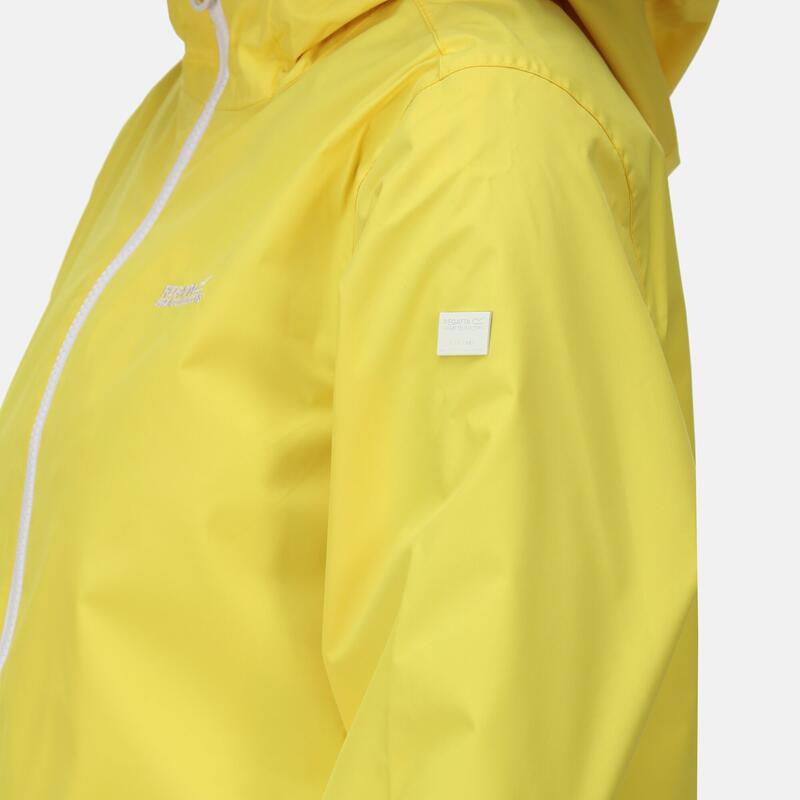 Baysea Veste de marche à capuche pour femme - Jaune