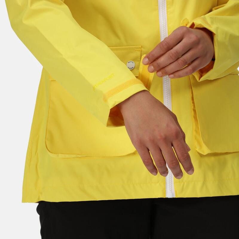 Baysea Walkingjacke für Damen mit Kapuze - Gelb