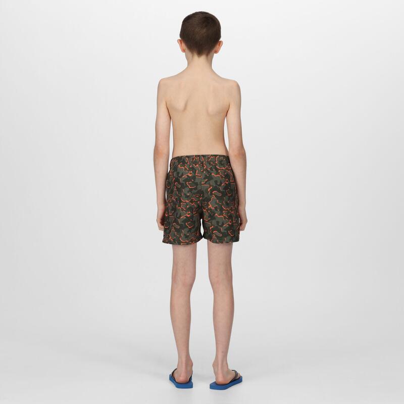 Skander II Short de bain pour garçon - Vert foncé