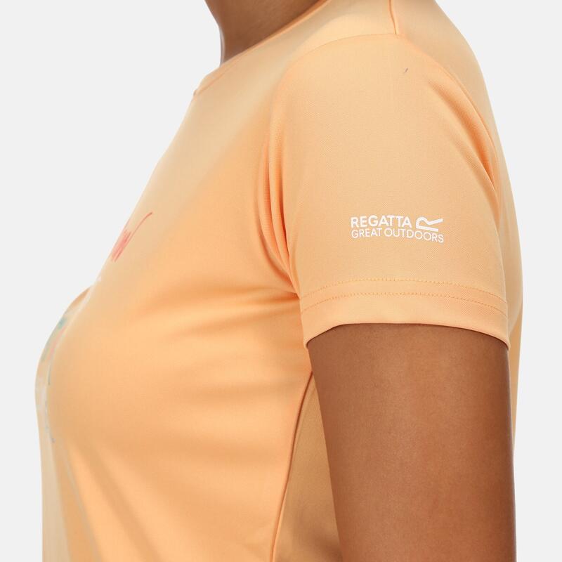 Fingal VI Fitness-T-Shirt für Damen - Orange