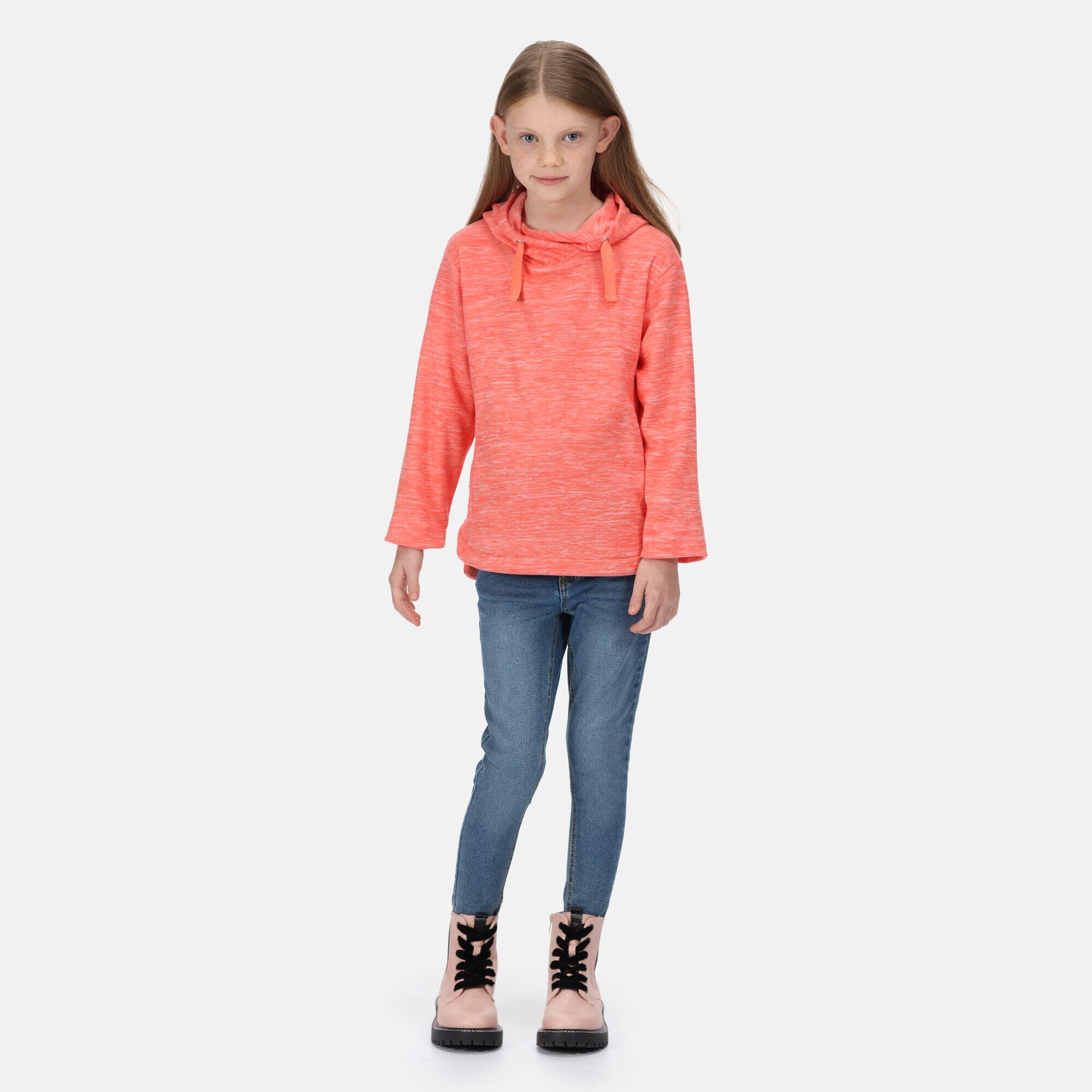 Kalina Kids Walking Overhead Fleece - Coral Pink 3/5