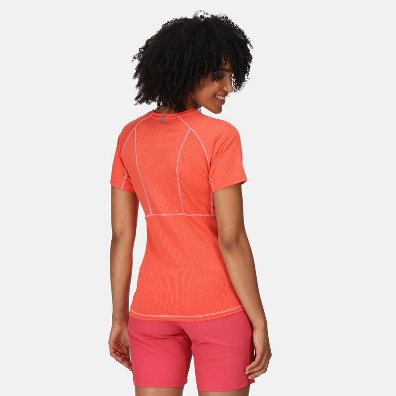 Devote II T-shirt Fitness pour femme - Orange