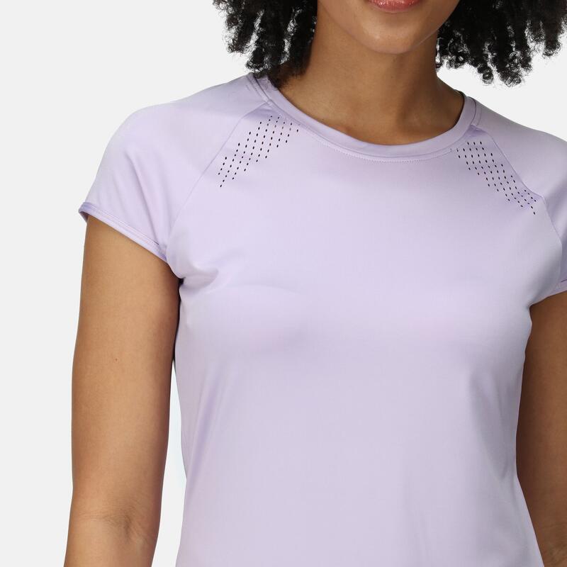 Luaza Fitness-T-Shirt für Damen - Violett