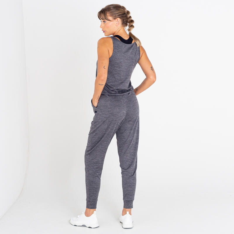 Slow Down Combinaison de fitness tout-en-un pour femme - Gris