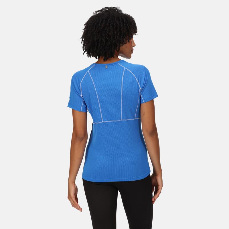 Devote II Fitness-T-Shirt für Damen - Blau