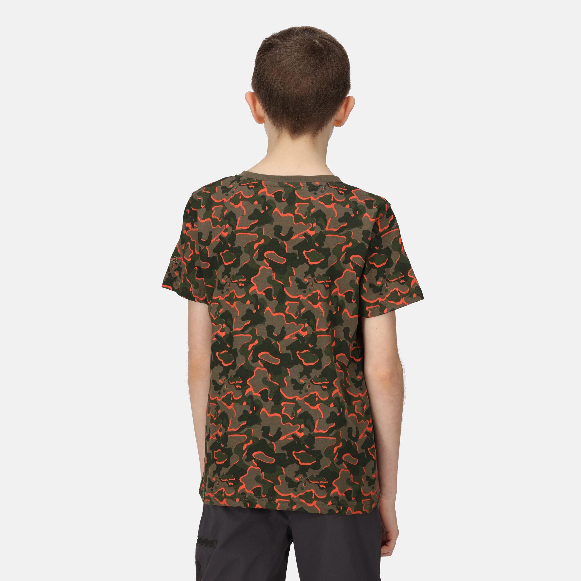 Bosley V Kids Walking Short Sleeve T-Shirt - Grape Leaf Green 2/5