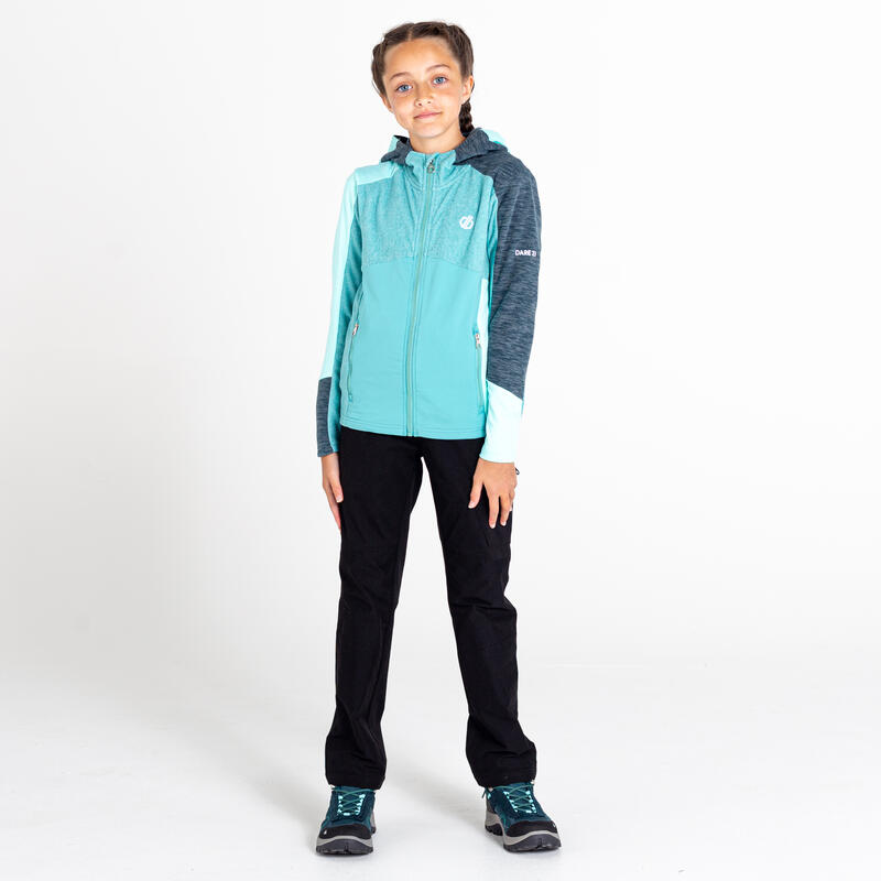 Hero Core Stretch Polaire de marche zippé pour enfant - Vert