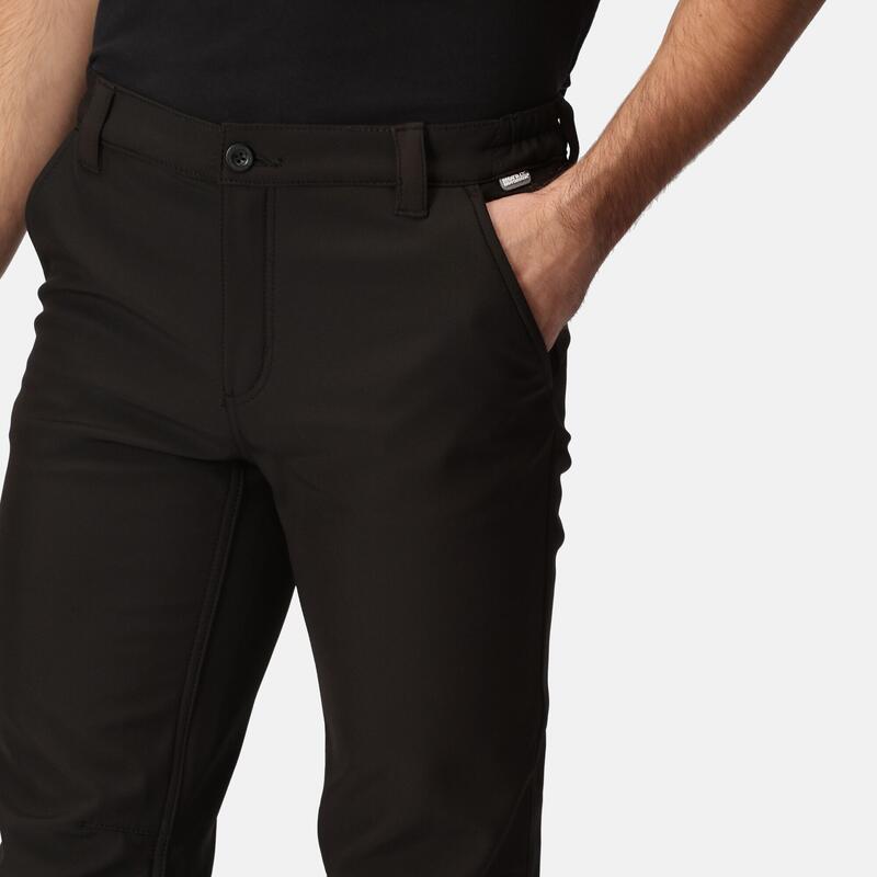 Pantalon de randonnée durable Regatta Fenton pour hommes, noir