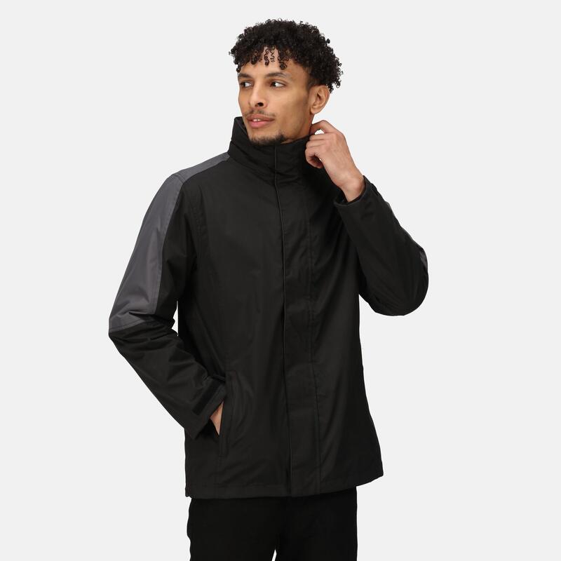 Defender III Veste de randonnée coupe vent pour homme - Le noir