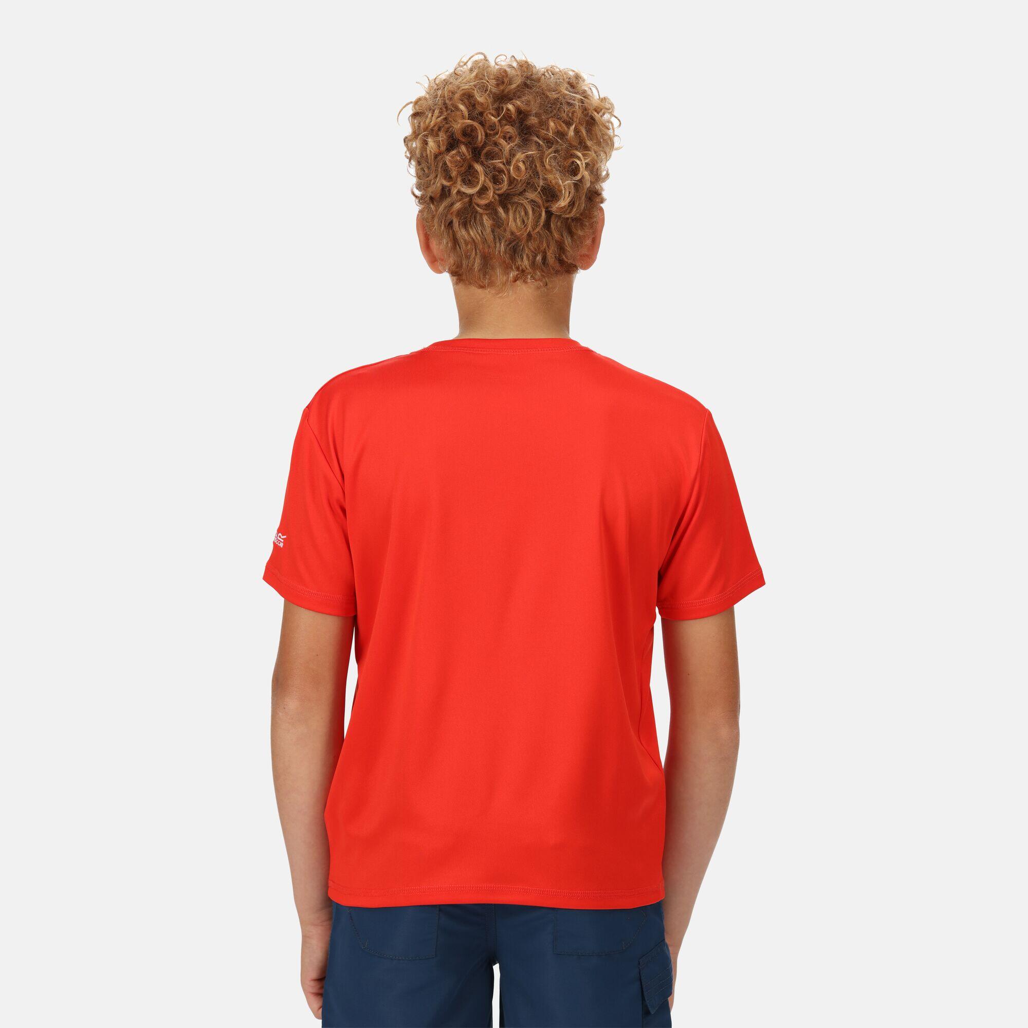 Alvarado VI Kids Walking Short Sleeve T-Shirt - Fiery Red 2/5