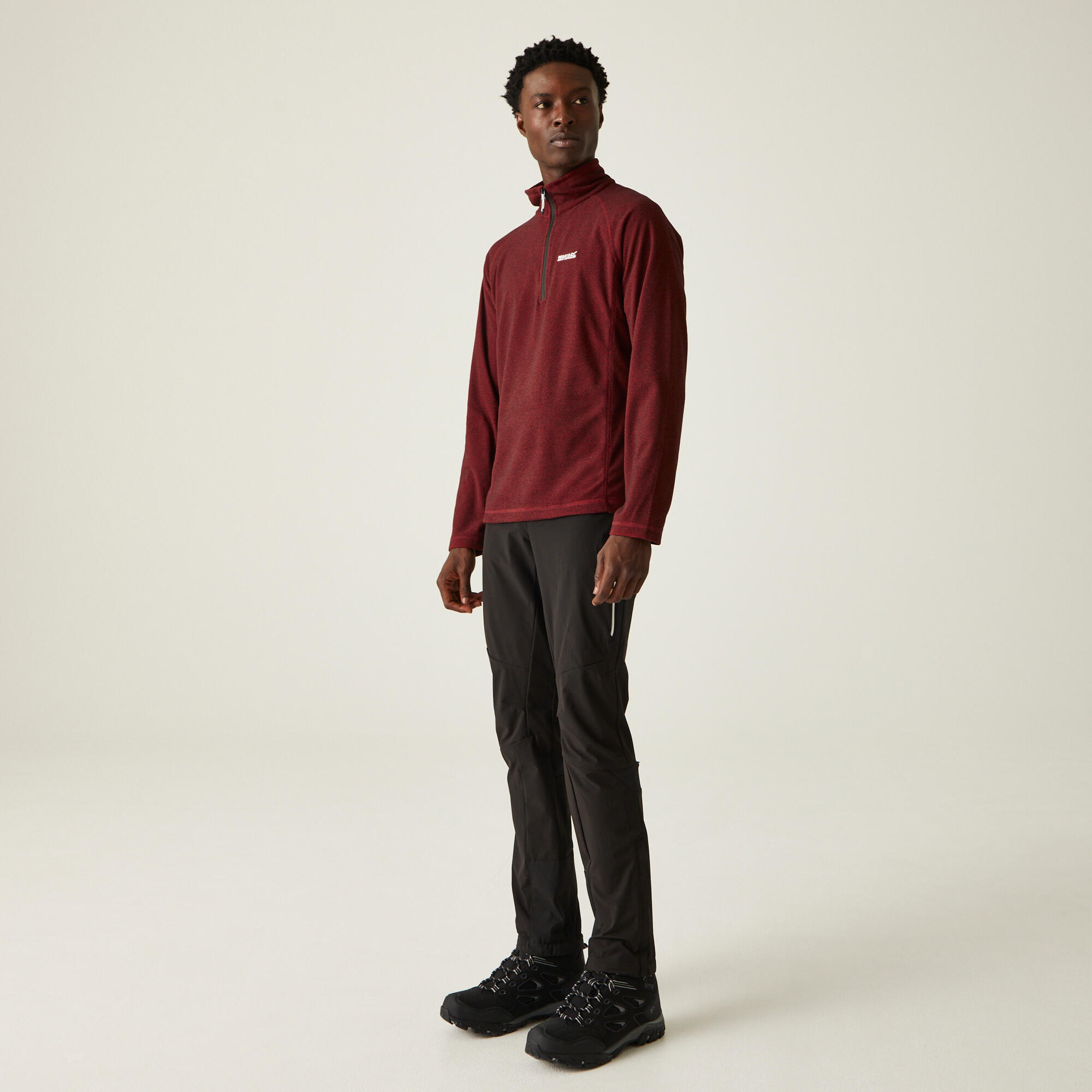 Polaire de randonnée à demi-zip homme Montes 3/5
