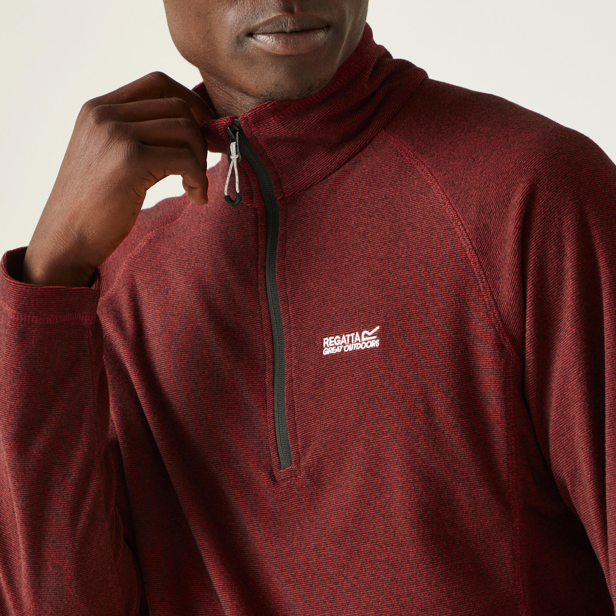 Polaire de randonnée à demi-zip homme Montes 4/5
