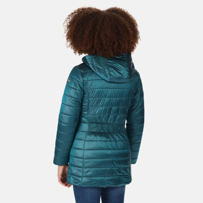 Parka de randonnée isolée Regatta Babette pour garçon, bleu sarcelle