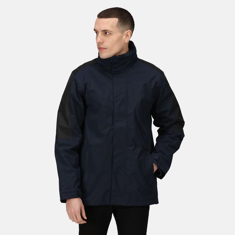 Defender III Veste de randonnée coupe vent pour homme - Marine