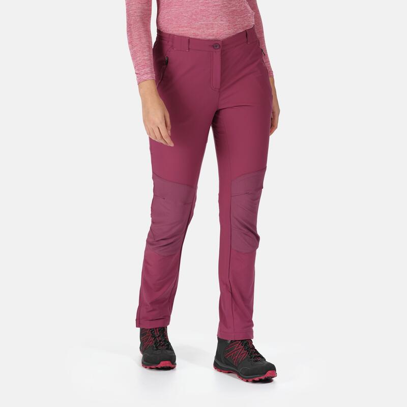 Pantalon De Randonnée Zippé Femme Regatta - Transformable En Short, Résistant à La Pluie, Taille élastique