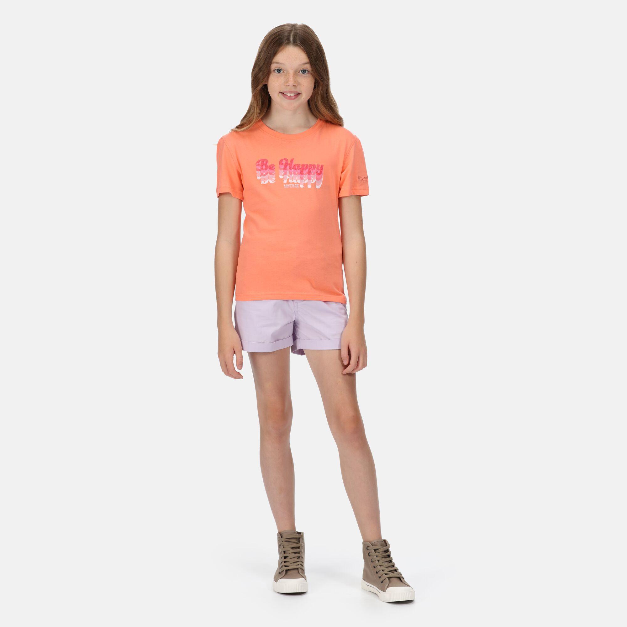 Bosley V Kids Walking Short Sleeve T-Shirt - Pink Coral 3/5
