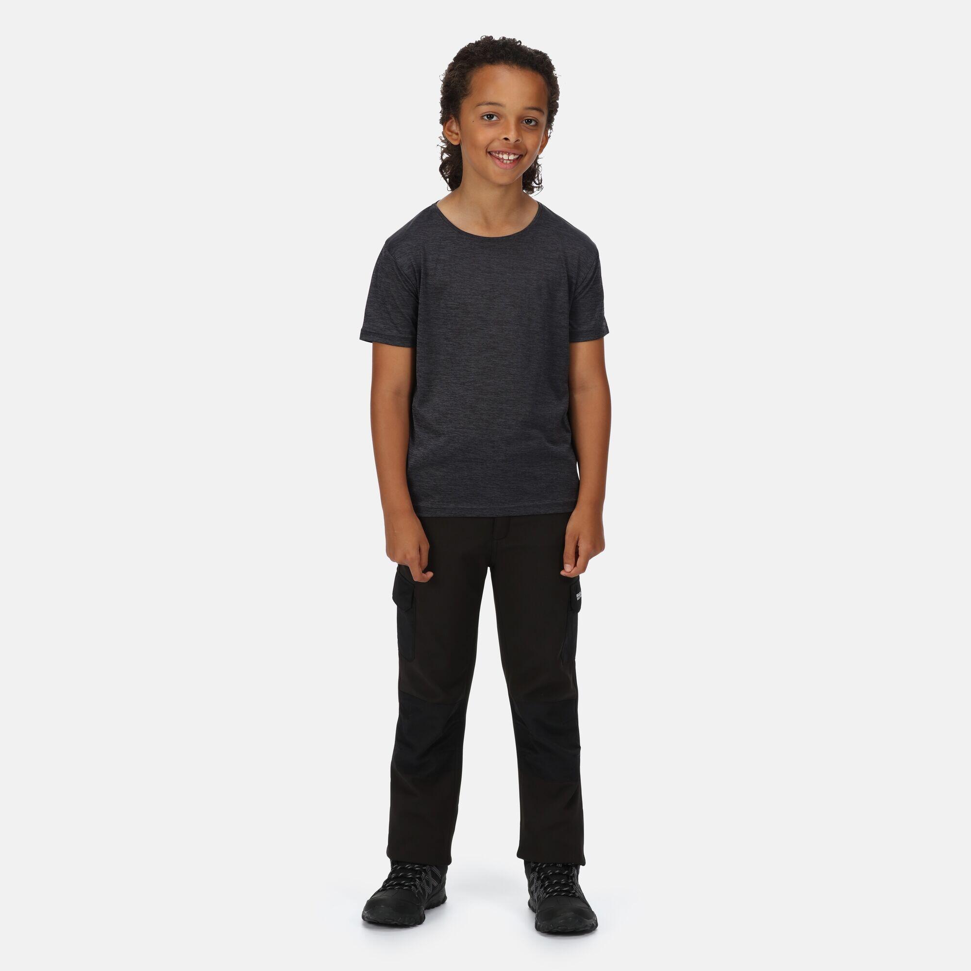 Fingal Edition Kids Walking Short-Sleeve T-Shirt - Black 3/6