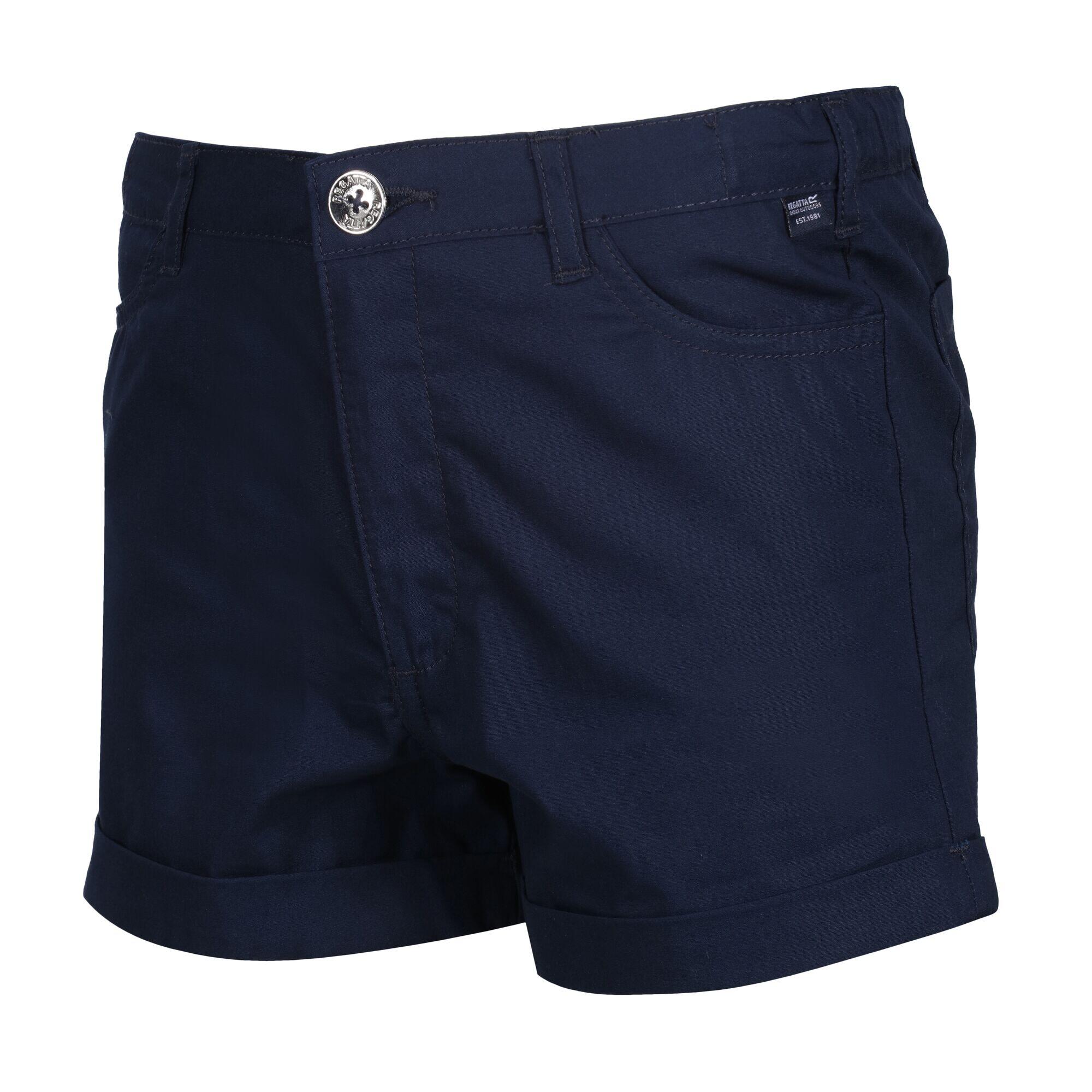 Denisha Kids Walking Shorts - Navy 1/4