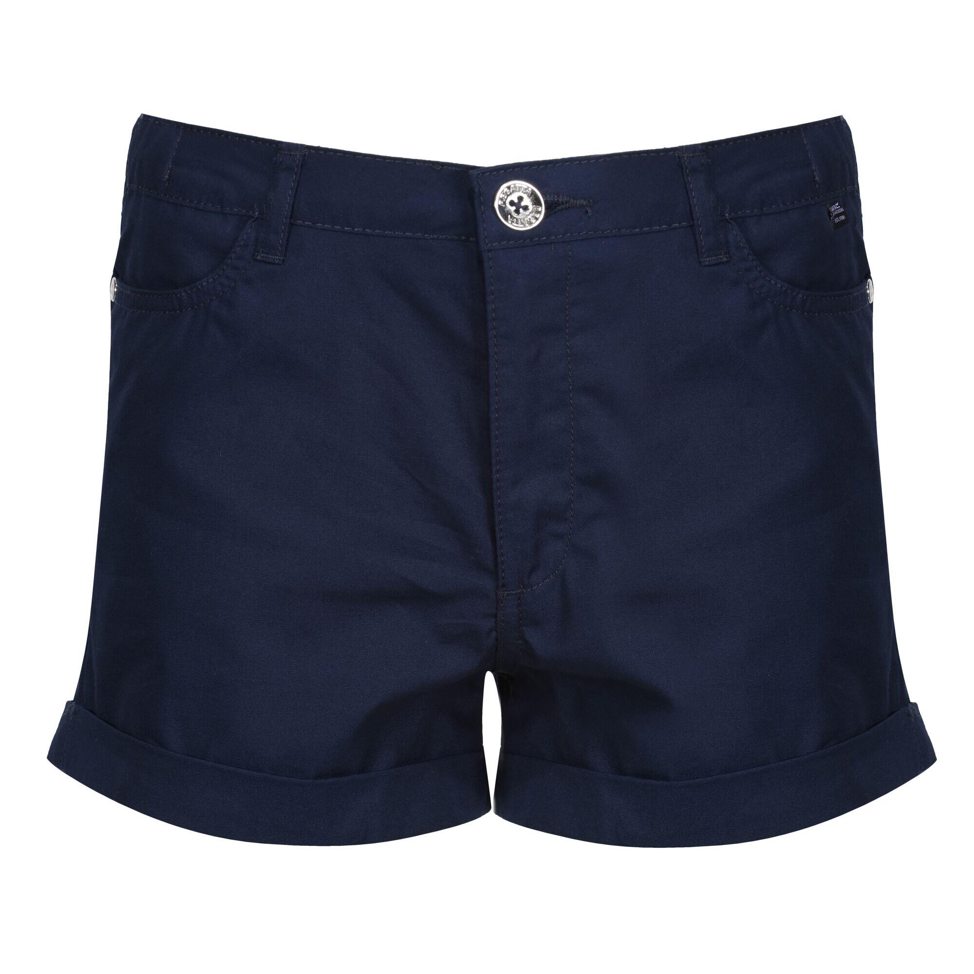 Denisha Kids Walking Shorts - Navy 3/4