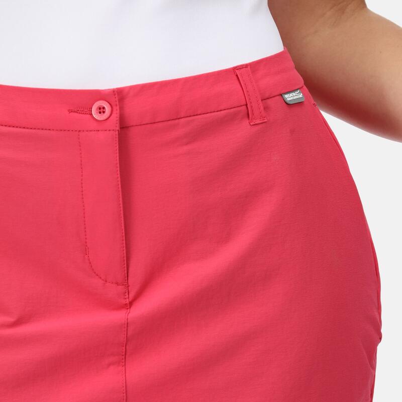 Highton II Jupe-short de randonnée active pour femme - Rose foncé