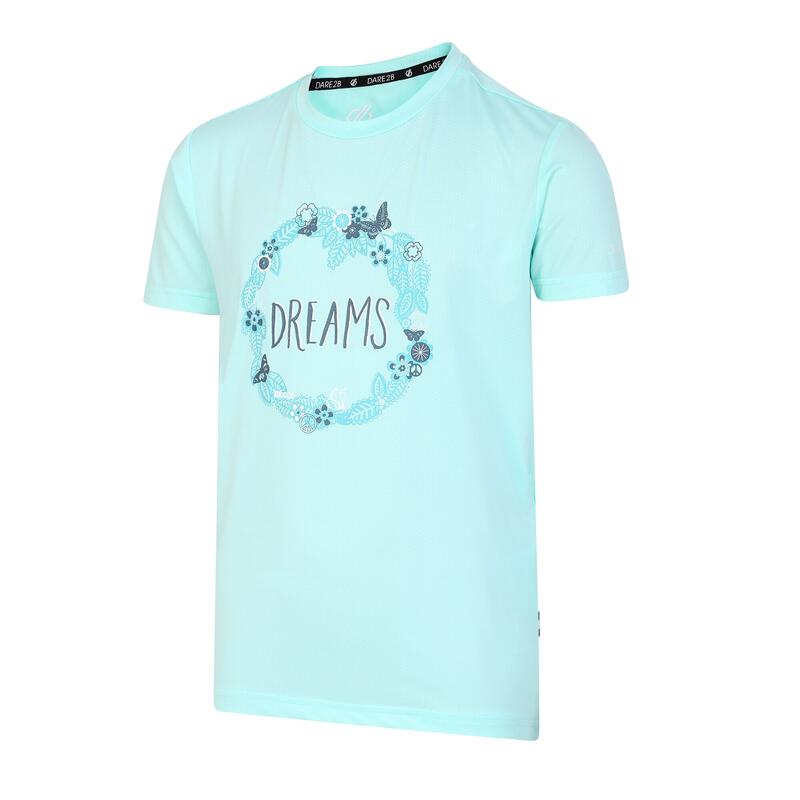 T-shirts enfant DARE 2B Rightful Tee JR-Turquoise-5-6 ans