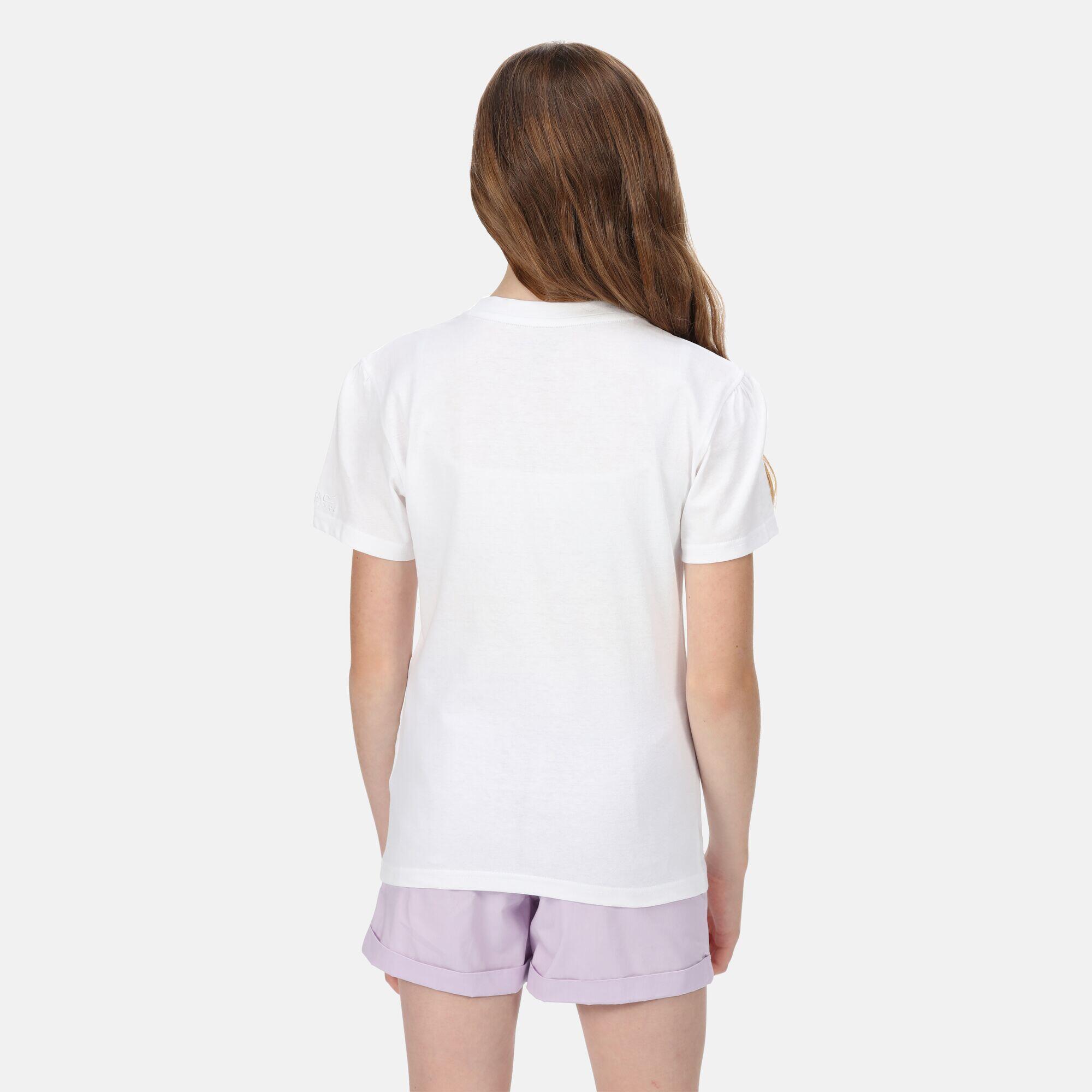 Bosley V Kids Walking Short Sleeve T-Shirt - White Beach 2/5