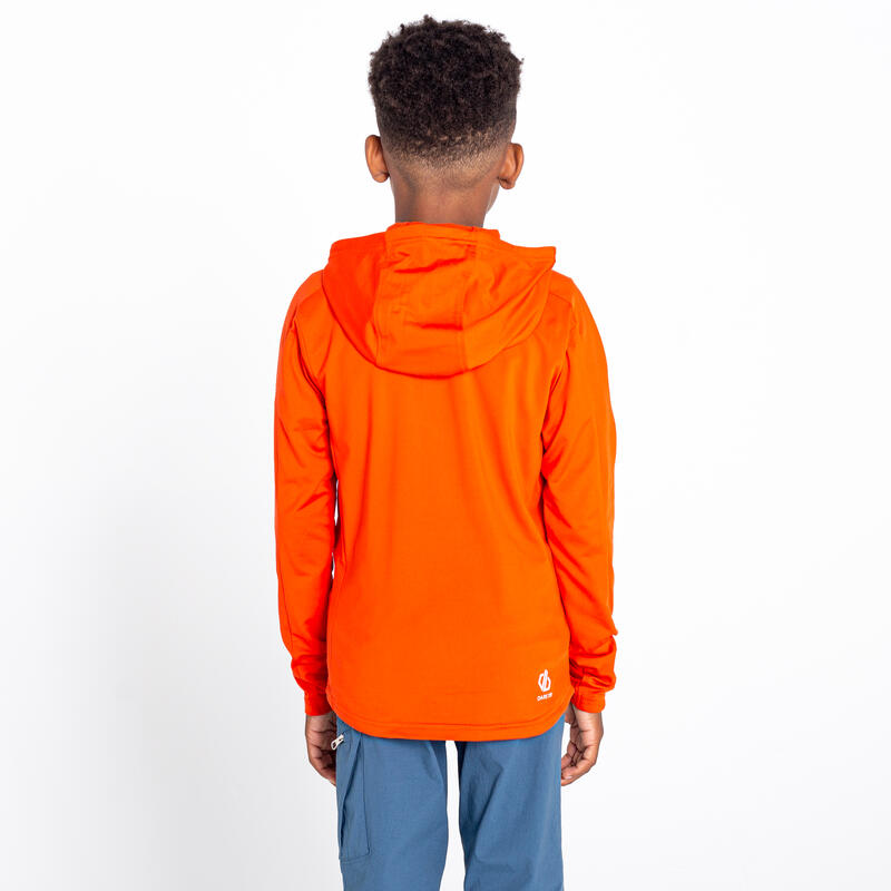 Hastily Core Stretch Polaire de marche zippé pour enfant - Orange