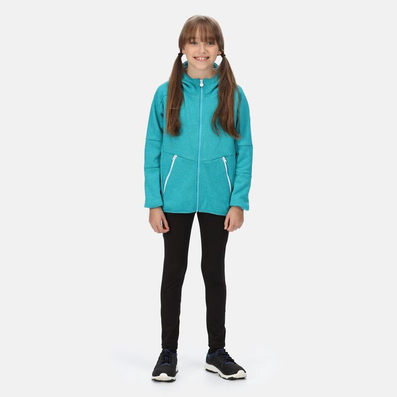 Maxwell Polaire de marche zippé pour enfant - Turquoise moyen