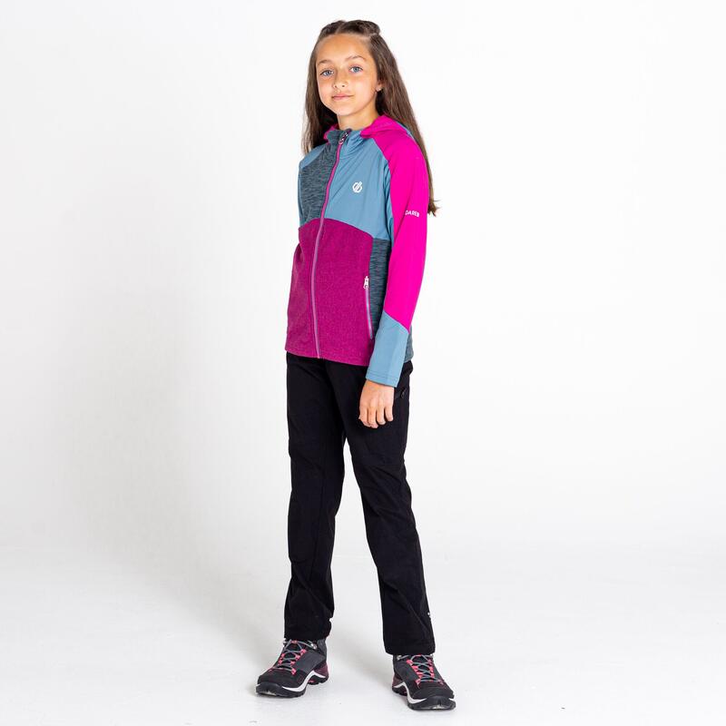 Hero Core Stretch Polaire de marche zippé pour enfant - Gris
