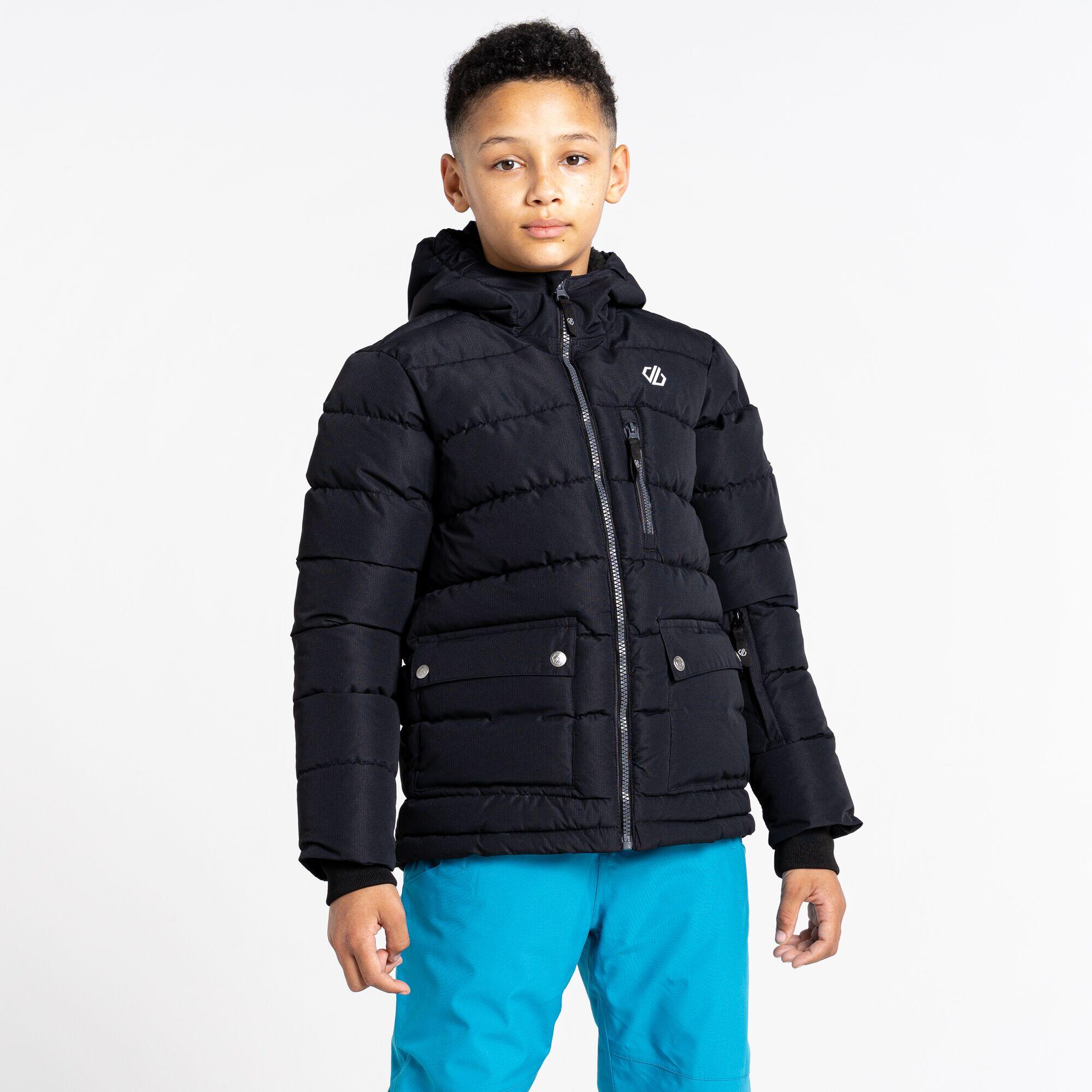 Folly Kids' Ski Waterproof Jacket - Black 1/5