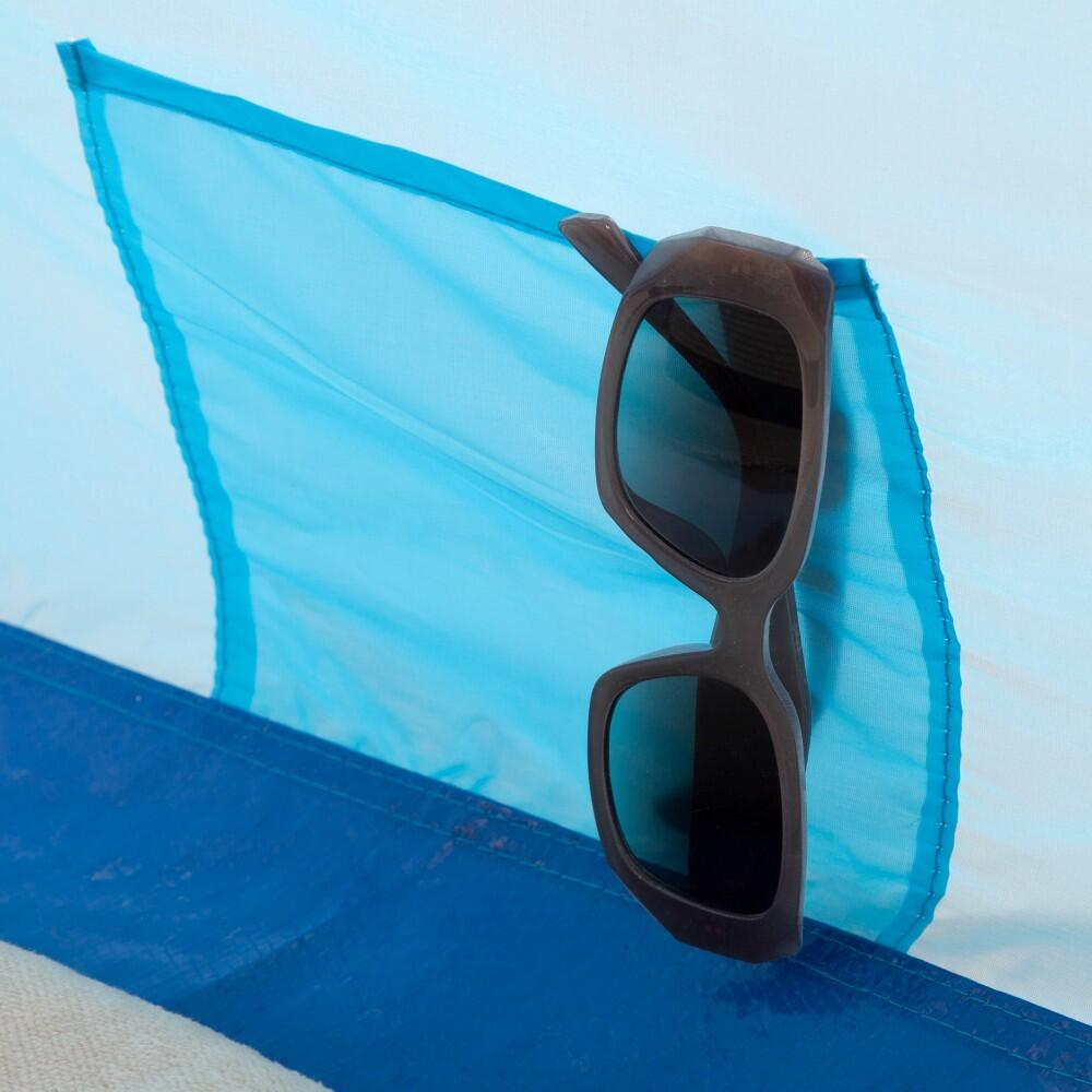 Aktive Corta-vento e tenda de praia para 2 pessoas com chão e cobertura 6/7