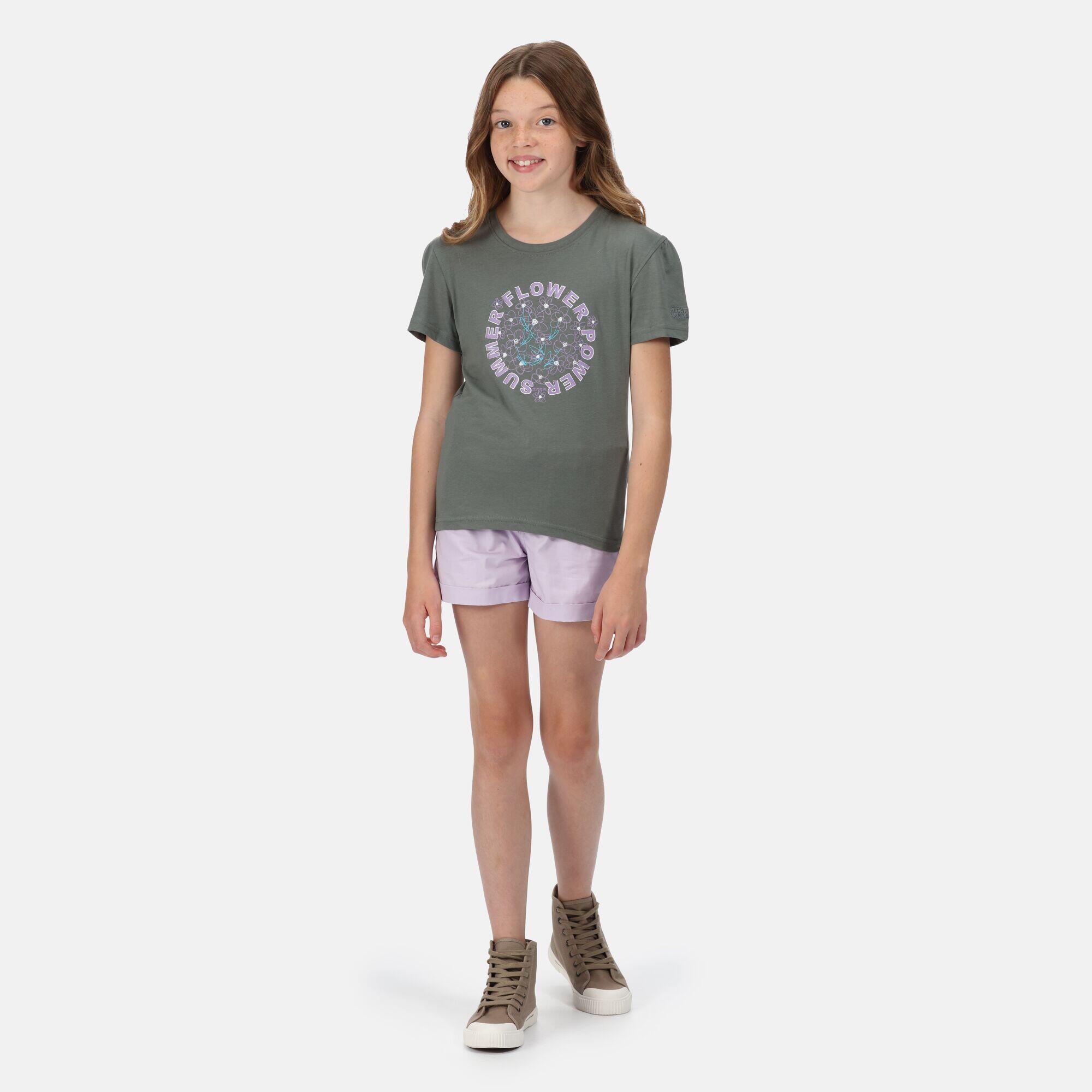 Bosley V Kids Walking Short Sleeve T-Shirt - Balsam Green 2/5