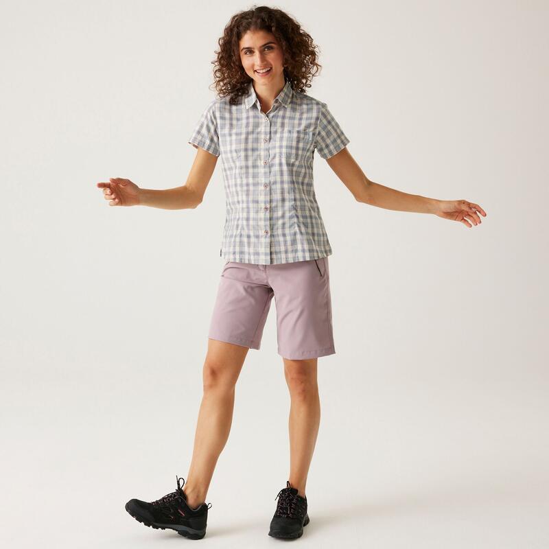 T-shirt Manches Courtes Randonnée - Mindano femme
