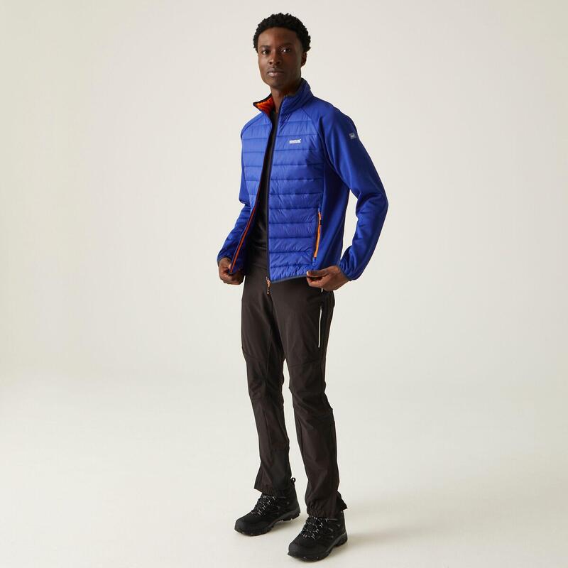 Doudoune Synthétique Randonnée - Clumber Hybrid verte homme