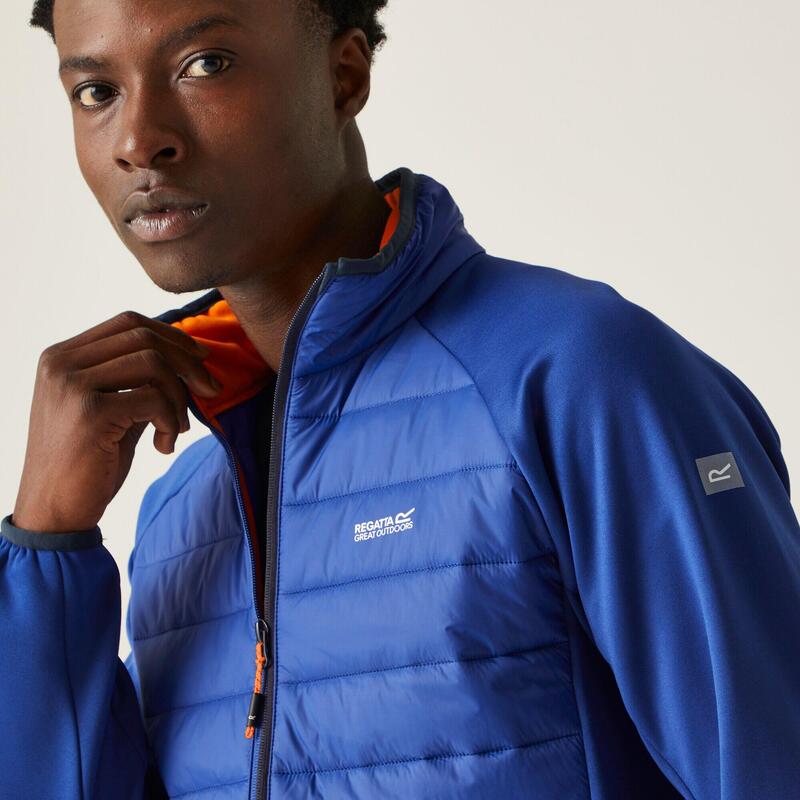 Doudoune Synthétique Randonnée - Clumber Hybrid verte homme