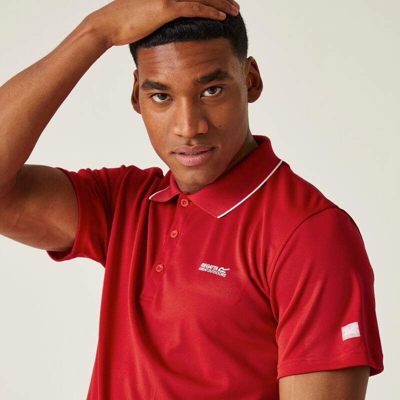 Het Maverik V sportieve poloshirt voor heren