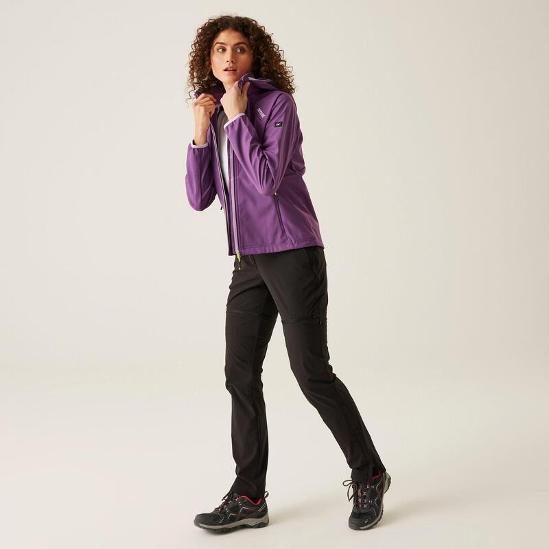 De Bourda waterdichte, softshell wandeljas voor dames