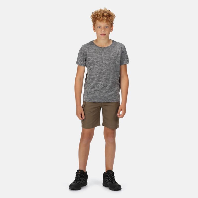 Fingal Edition T-shirt de marche à manches courtes pour enfant - Gris moyen