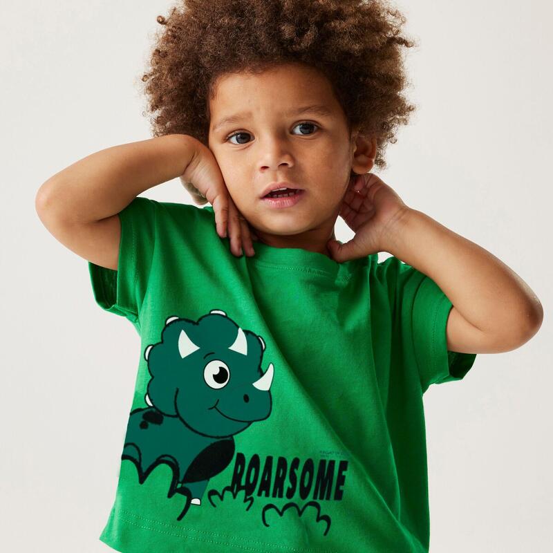 Het Animal casual T-shirt voor kinderen