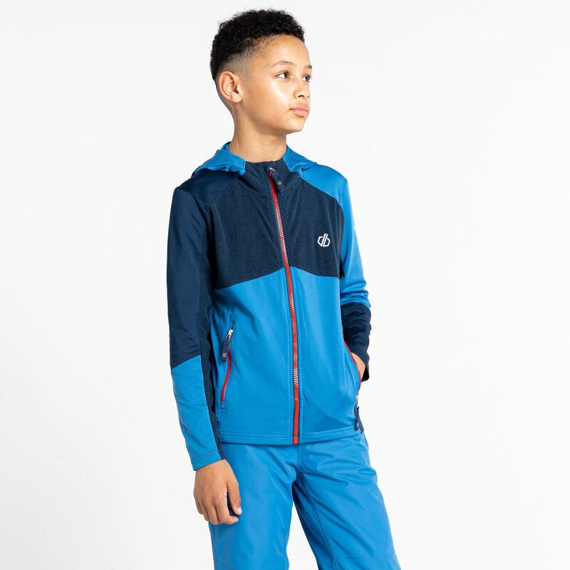 Hero Core Stretch Kinder-Walkingfleece mit Reißverschluss