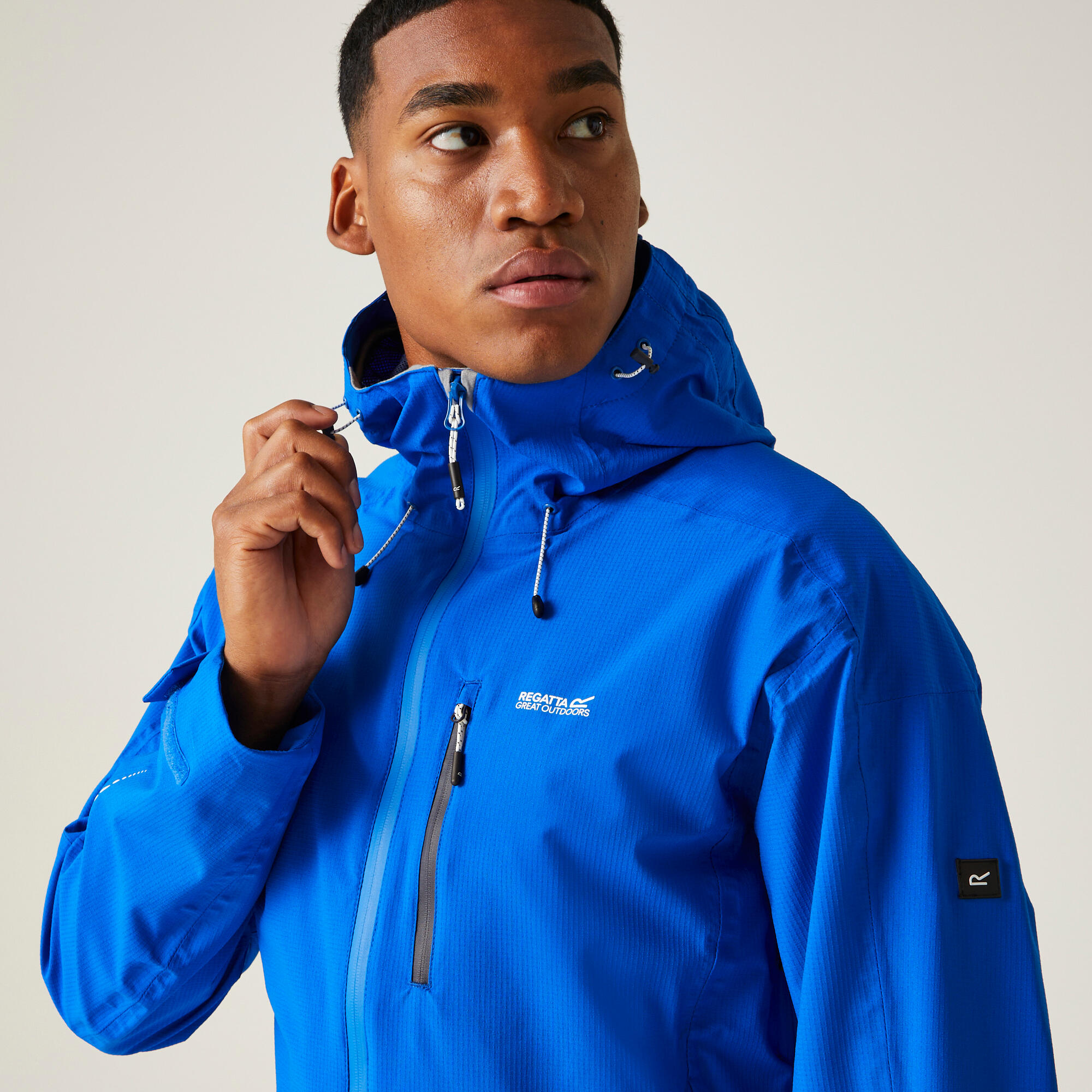 Herren Wandern Jacke wasserdicht, atmungsaktiv, leicht - Okara, blau ...