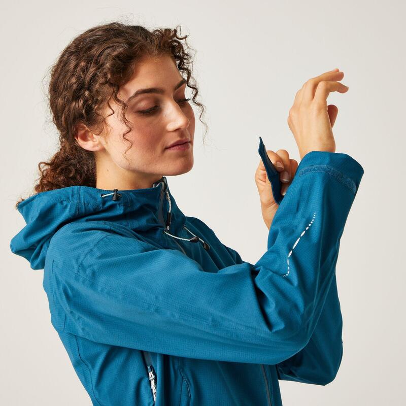 Veste de randonnée imperméable respirante femme Okara